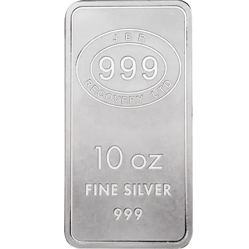Silver JBR Minted Bar - 10 oz